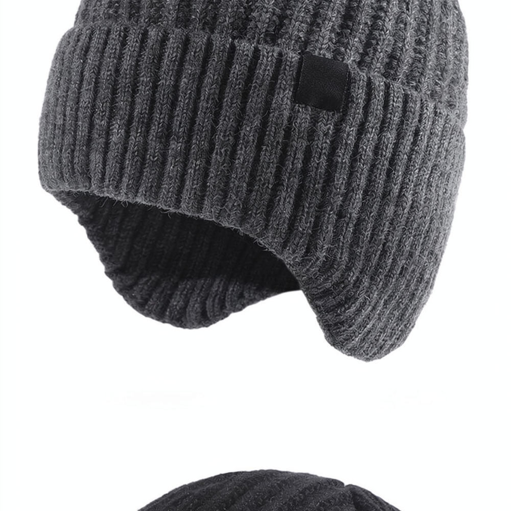 Winter Cycling Commute Gear - 고급 니트 소재의 겨울 세트: 따뜻한