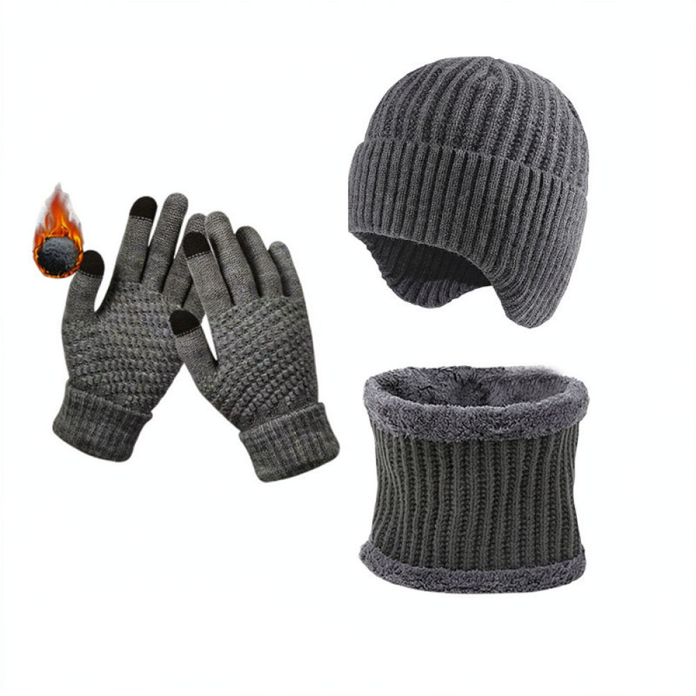 고급 니트 소재의 겨울 세트: 따뜻한 비니 모자, 목도 - Winter Cycling Commute Gear 리뷰 및 가격