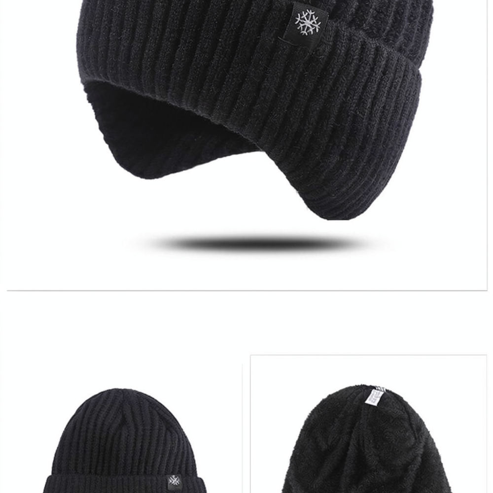 고급 니트 소재의 겨울 세트: 따뜻한 비니 모자, 목도 - Winter Cycling Commute Gear 리뷰 및 가격